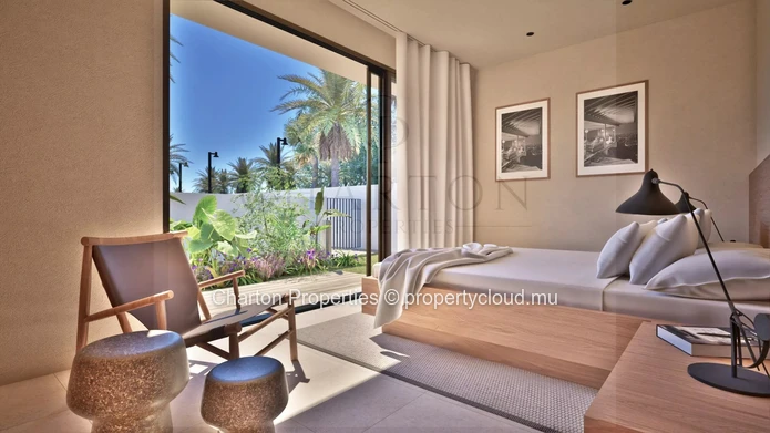 Contemporary 2-bedroom villa with private pool in Pointe d'Esny