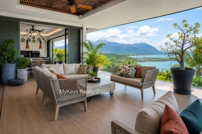 Propriété D’Exception 4 Chambres Avec Vue Mer À Vendre – Rivière Noire