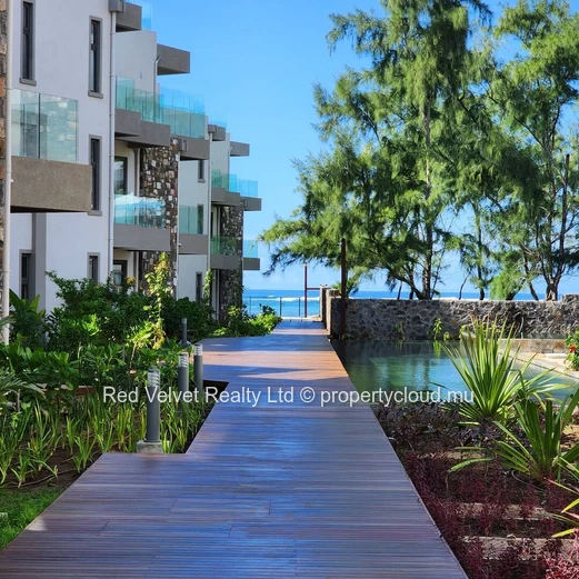 Beachfront Apartment for Rent in Poste Lafayette | 3 Bedrooms | Sea View