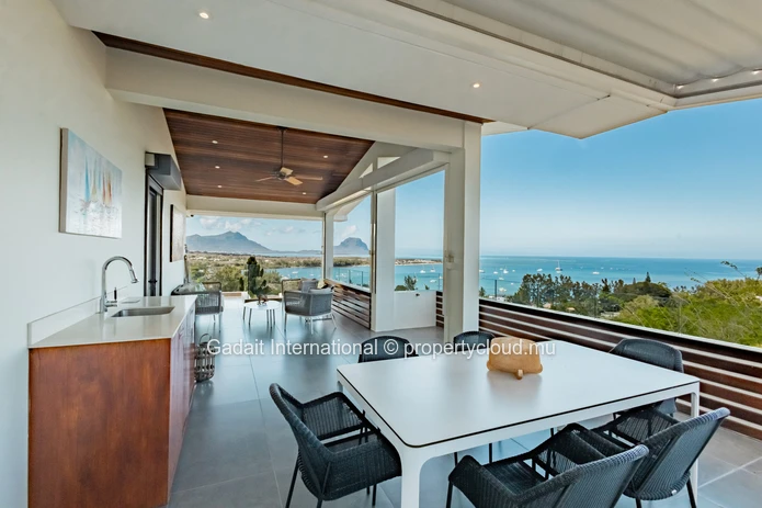 Exceptional Penthouse for Rent in Rivière Noire – Lagoon & Morne Brabant 180° View | Gadait International