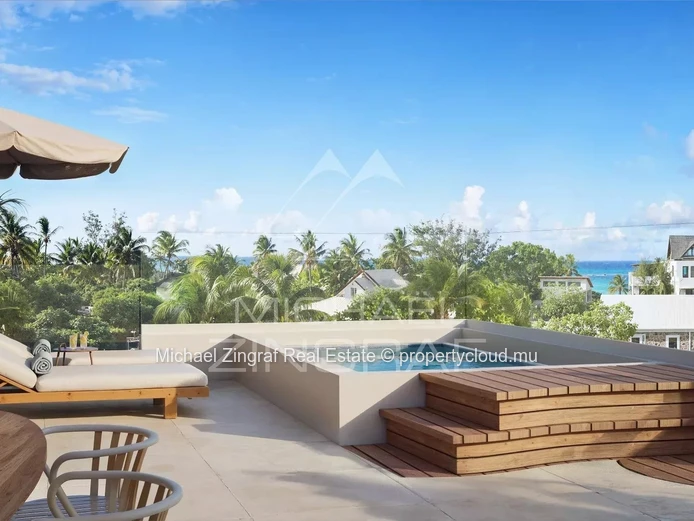 3-Bedroom Penthouse with Direct Rooftop Access – Pointe aux Canonniers