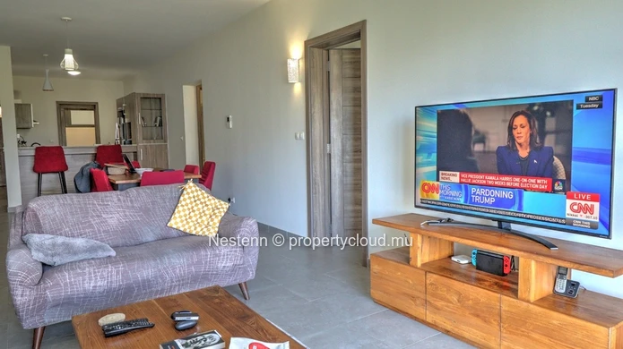 Modern 2-bedroom apartment with mountain view