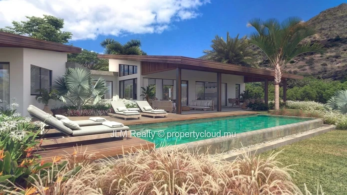 For sale, prestigious villa in a new eco-responsible resort in Tamarin, Mauritius
