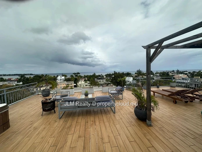 For Rent: Furnished 3-Bedroom Penthouse with Rooftop, Albion, Mauritius