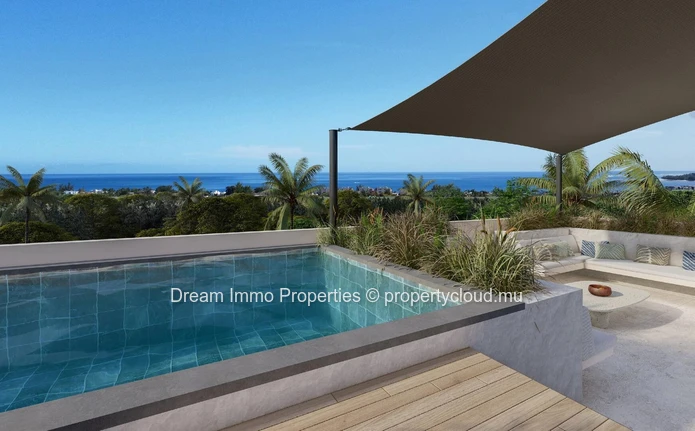 Penthouses Modernes Vue Mer Avec Rooftop & Piscine Privee Sur Les Hauteurs De Tamarin - Ile Maurice