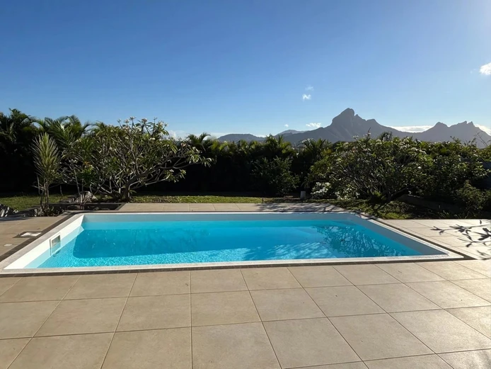 À louer : Villa de charme avec piscine et vue montagne à Tamarin, île Maurice
