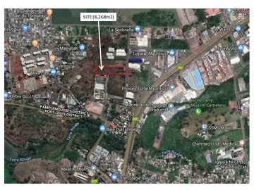 Industrial / Commercial Land Of 2X1 Arpent For Sale  At Port-Louis (Riche Terre)