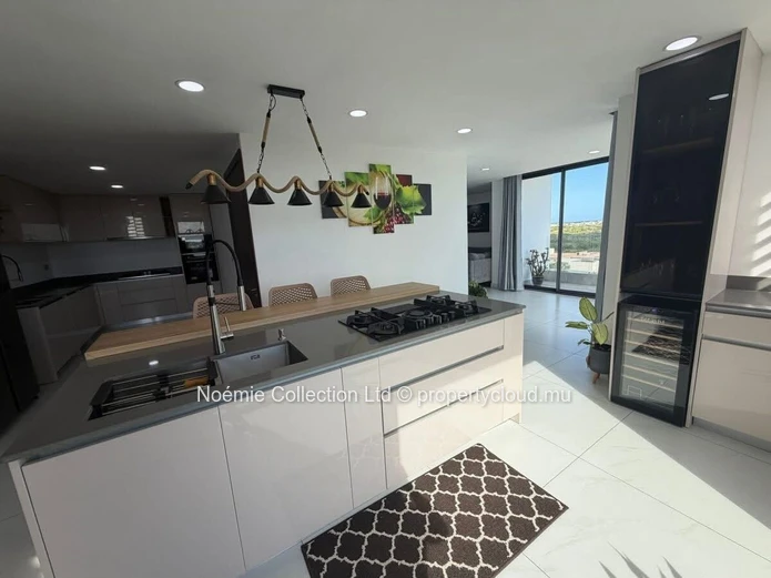Furnished 3-Bedroom Penthouse for Rent in Cap Malheureux