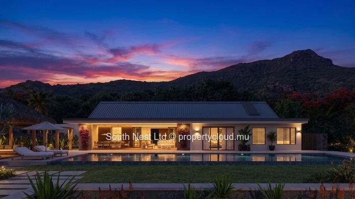 Architectural Luxury Villa for Sale in Tamarin | Exclusive West Coast Living 