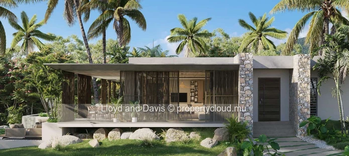 Villas contemporaines avec piscine privée à Petite Rivière Noire