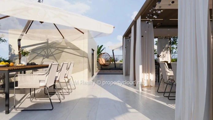 For Sale – 3-Bedroom Apartment on the First Floor Facing the Beach in Pereybere, Mauritius