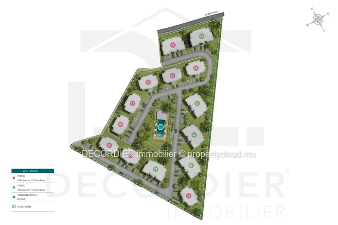 Appartement beau et moderne à Pointe aux Canonniers