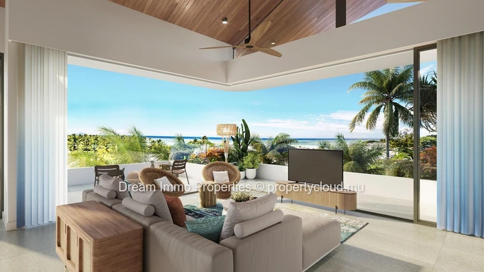 Luxury Penthouse With Beach Access & 5* Hotel Services In Flic En Flac – Mauritius 