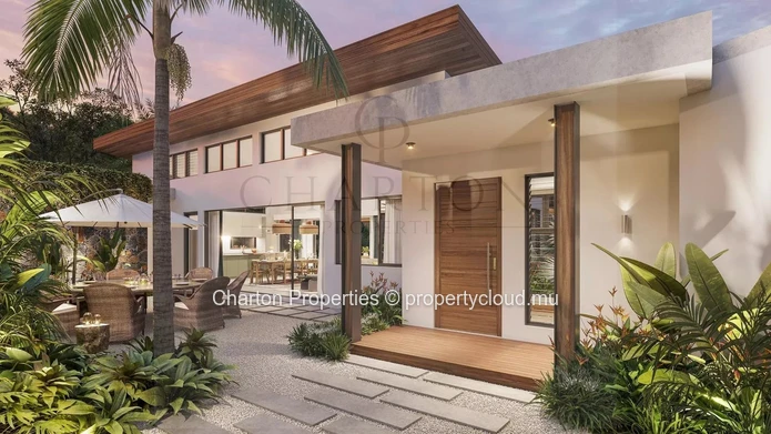 Single-story 3-bedroom villa in the heart of a natural haven in Tamarin