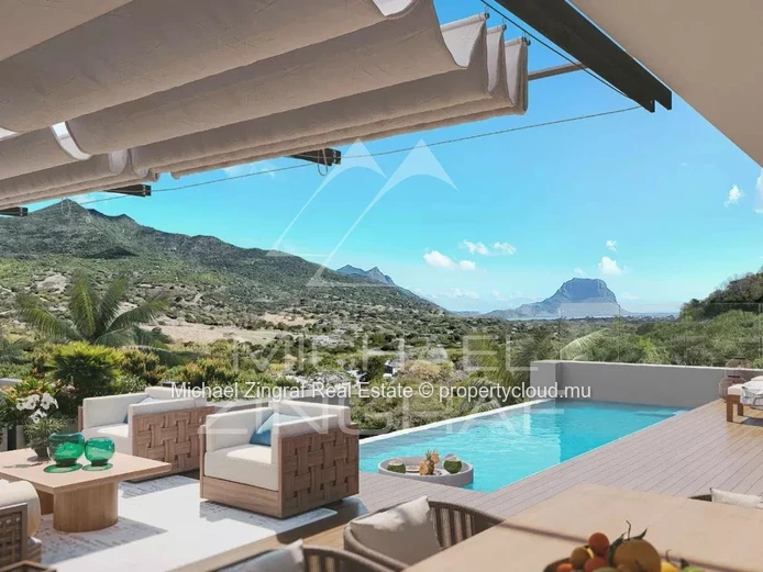 Villa d’Exception de 4 Chambres avec Vues Panoramiques sur les Montagnes et la Mer