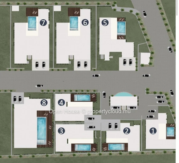 PDS villa for sale in Grand Baie - 435m² of living space - 4 bedrooms including 1 independent apartment - 855m² plot ...