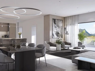Penthouse de 3 Chambres