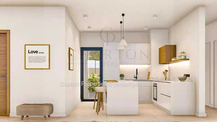 Modern 3-bedroom penthouse with private rooftop in Péreybère