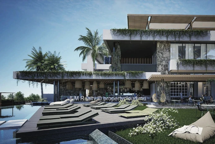 À Vendre : Appartement 1 chambre avec terrasse et accès resort à Balaclava, Île Maurice