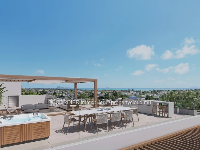 Experience the extraordinary in Calodyne: Sea view penthouse
