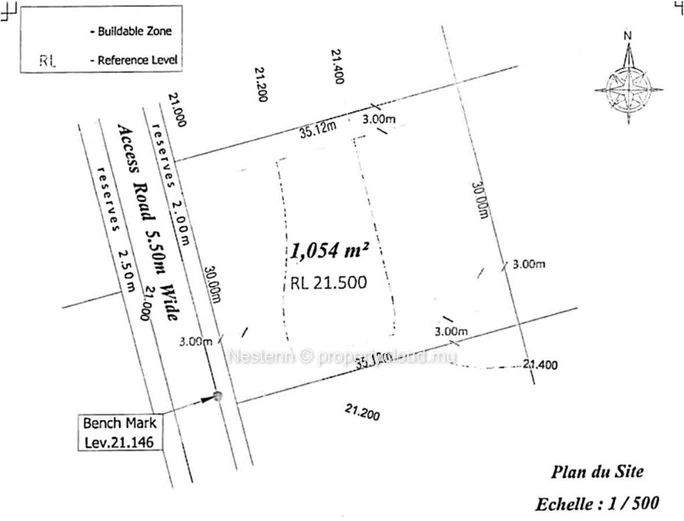 Royal Park - Magnifique Terrain de 1054 m² à vendre à Balaclava, secteur en pleine expansion
