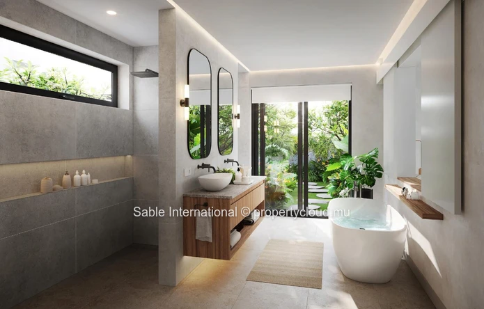 Villa RES à vendre à Péreybère, 431m² habitables, 777m² de terrain, 3 chambres, piscine privée, proche des commodités.
