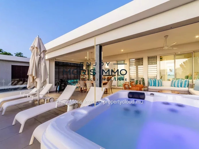 Exceptional Beachfront Penthouse with Private Spa – For Sale in Trou aux Biches
