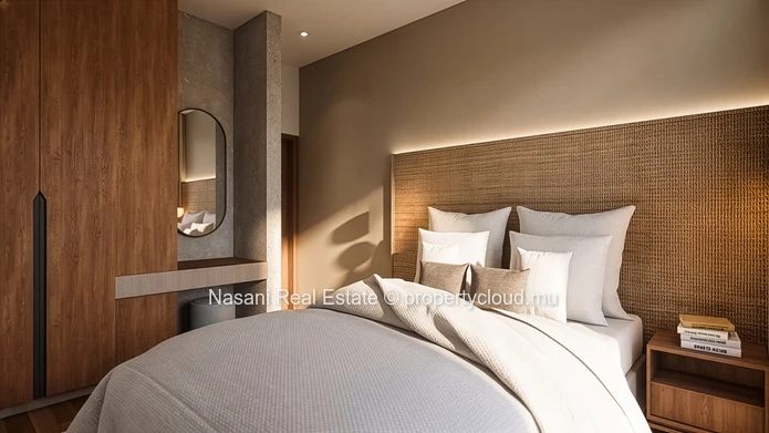 3-bedroom apartment in a private and exclusive 8 apartment building.