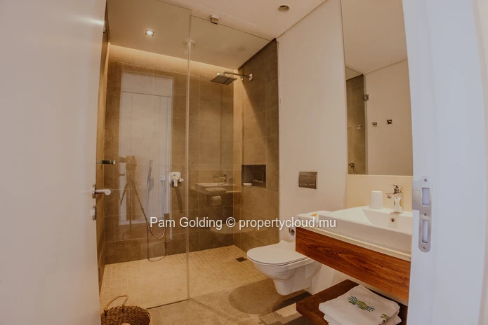 Villa de luxe en bord de mer avec piscine privée à Les Salines Rivière Noire, 3 chambres en suite