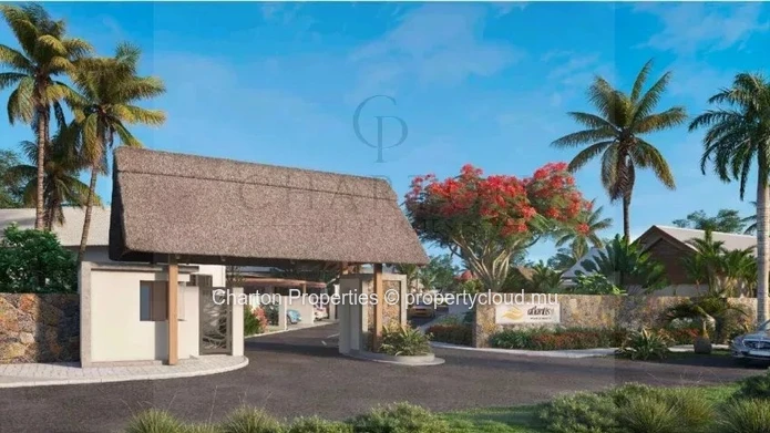 Single-story 3-bedroom villa with private pool in an exclusive residential estate in Grand Baie