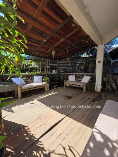Maison au style mauricien, en vente locale a pereybere