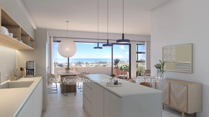 TAMARIN - VEFA - Apartment  with a panoramic view- 3 bedrooms