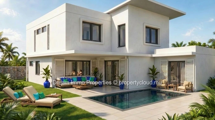 Beautiful Modern 3-Bedroom Villas Just 100 M From The Sea In Trou Aux Biches - Mauritius