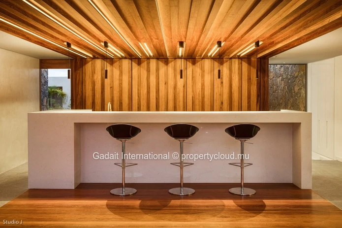 Élégance architecturale et nature préservée : une villa d'exception à Anahita Beau Champ