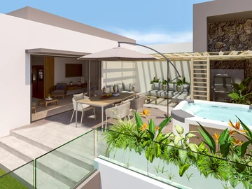 Penthouse de 2 Chambres