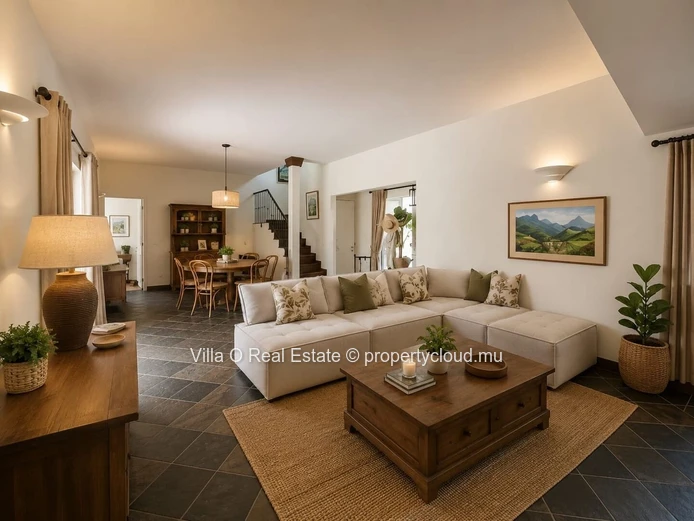 Located in a secure residential estate, this wonderful home is perfect for those seeking an old-style Mauritian feel,...