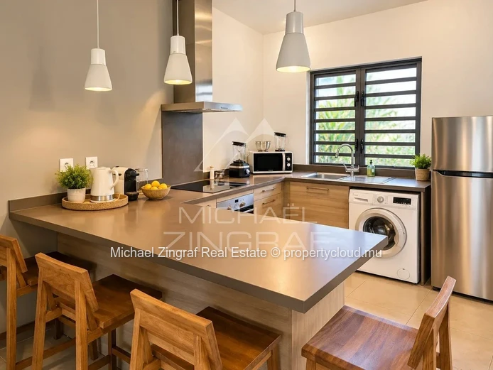 Appartement en rez-de-jardin à deux pas de la plage – Mont Choisy