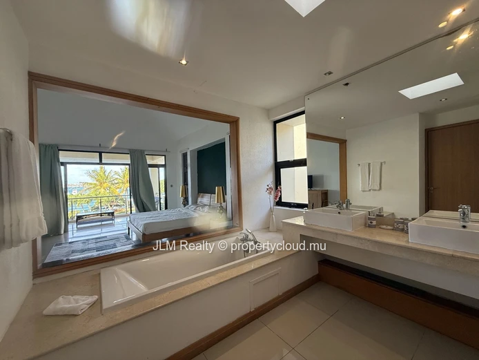 For Rent in Grand Baie, Mauritius: Spacious Beachfront Villa with Private Jacuzzi