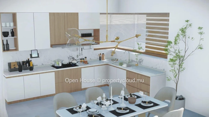 "Stunning Mauritian Villa with Private Pool in Cap Malheureux - 151m² Living Space, Close to Schools and Shops! Only ...