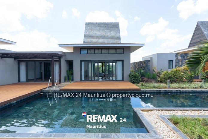Elegant 4-bedroom Villa C with private pool, landscaped garden and spacious living areas.