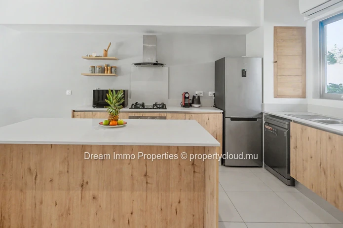 3-bedroom beachfront duplex with private pool and private rooftop in Grand Gaube – Mauritius