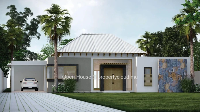 "Stunning Mauritian Villa with Private Pool in Cap Malheureux - 151m² Living Space, Close to Schools and Shops! Only ...