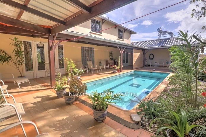 Spacious family home with swimming pool and beautiful living spaces