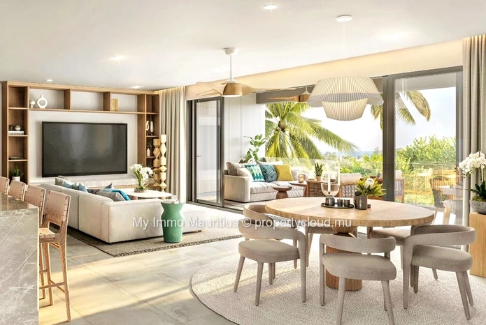 High-end apartment – Pointe aux Biches – 100 m from the beach