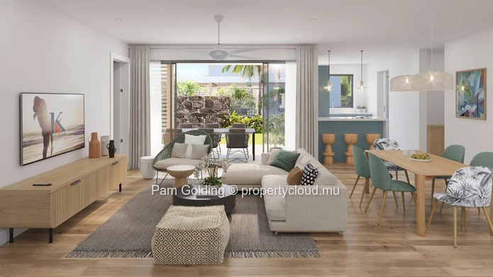 Duplex de 3 chambres en suite avec piscine privée – West 35, Tamarin