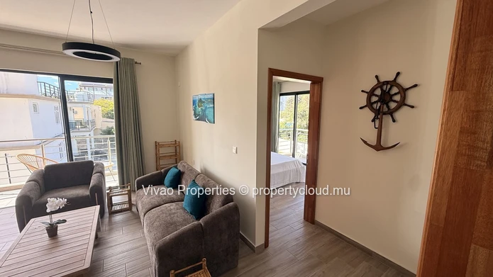 Brand new 3-bedroom furnished apartment, access to communal pool, walking distance to La Preneuse beach, Black River ...