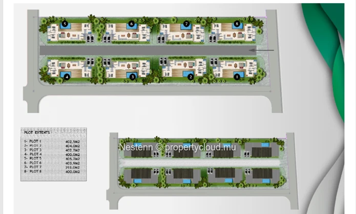8 villas haut de gamme 3 chambres avec piscine privative 