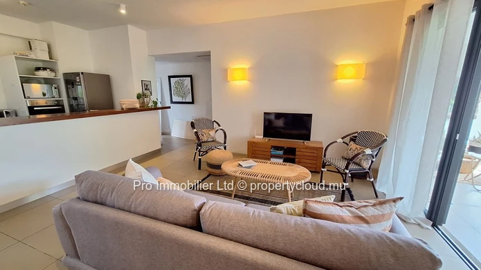 Appartement chaleureux et joliment meublé au premier étage à louer  Azuri Ocean & Golf Village, Roches Noires