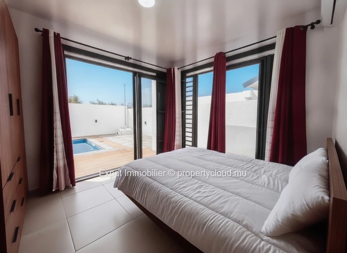 Villa De Plain-Pied 3 Chambres, Grands Volumes Et Piscine 12 M – Pereybere