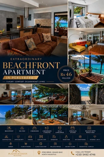 An Extraordinary Penthouse Beachfront Apartment